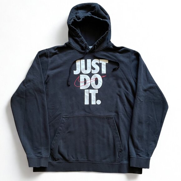 Nike Other - Nike Black Pullover Hoodie Sweatshirt Men's Large